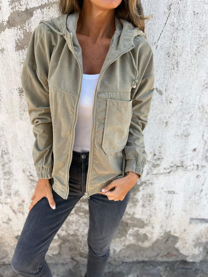 Denisa™ - Essential jacket with hoodie