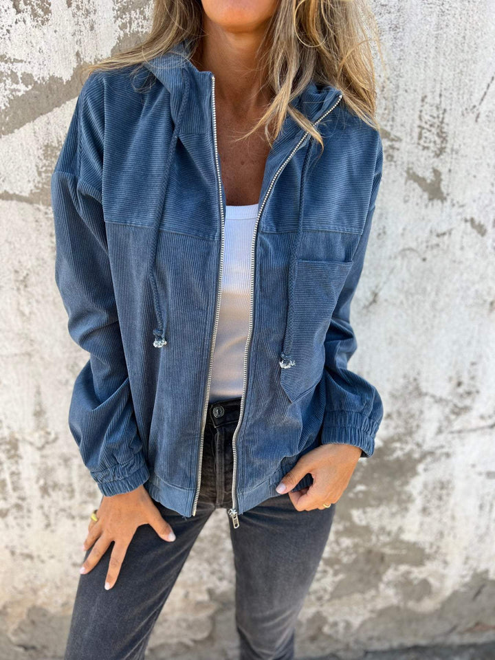 Denisa™ - Essential jacket with hoodie