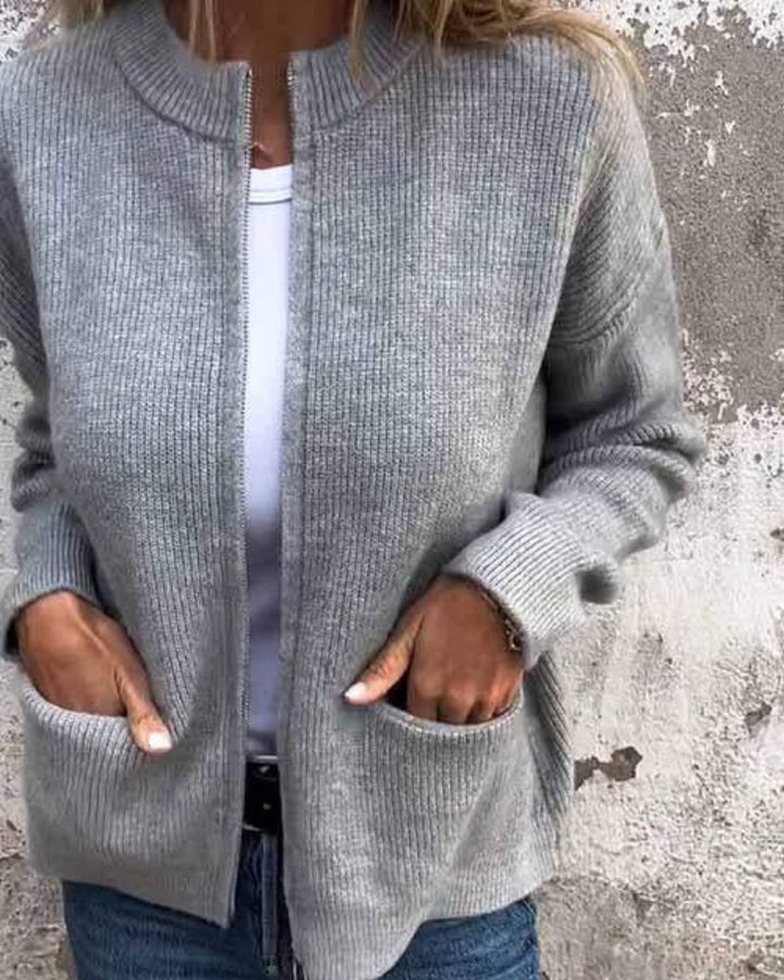 Aurora™ - Knitted Zip Cardigan