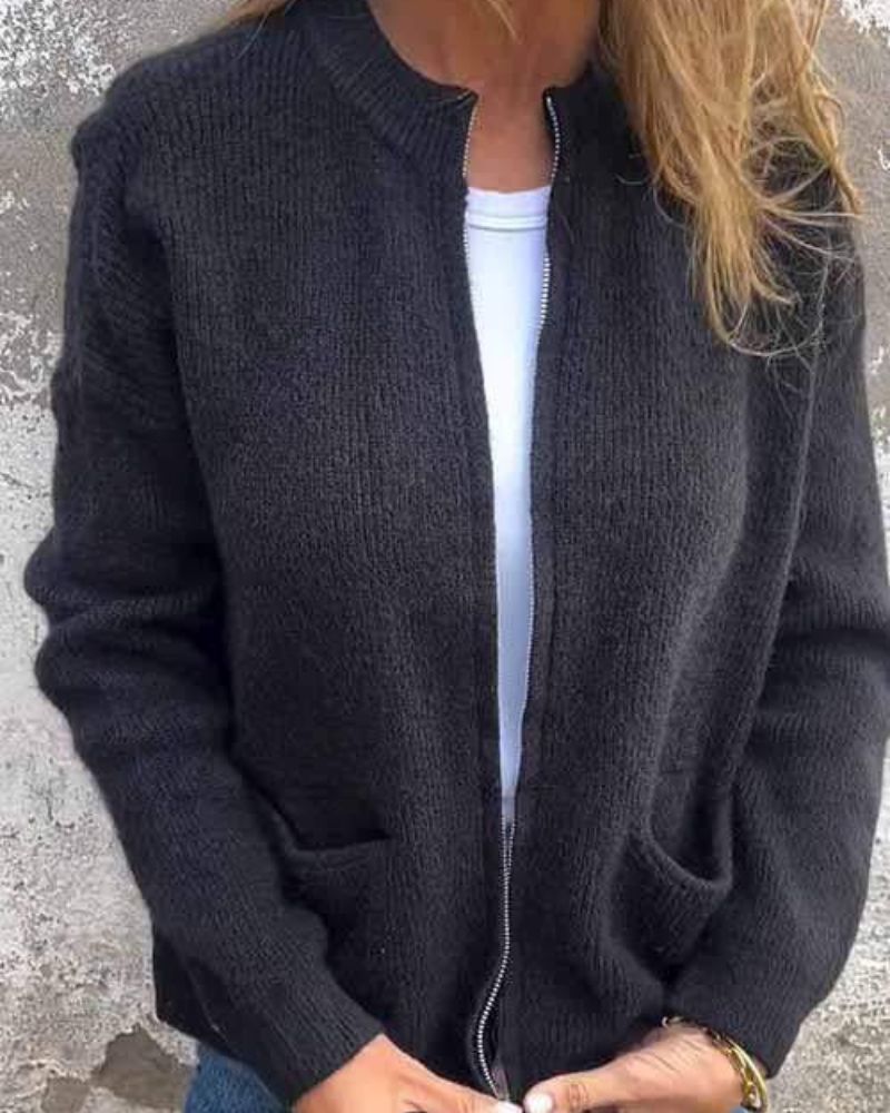 Aurora™ - Knitted Zip Cardigan