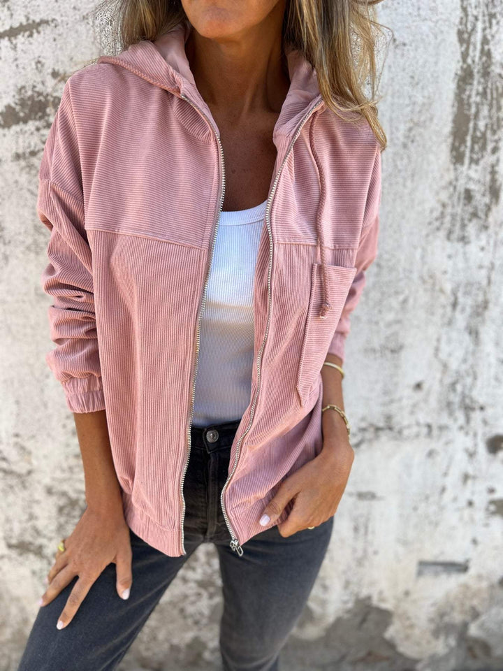 Denisa™ - Essential jacket with hoodie