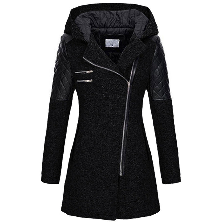 Alise - Stylish Slanted Zipper Winter Jacket