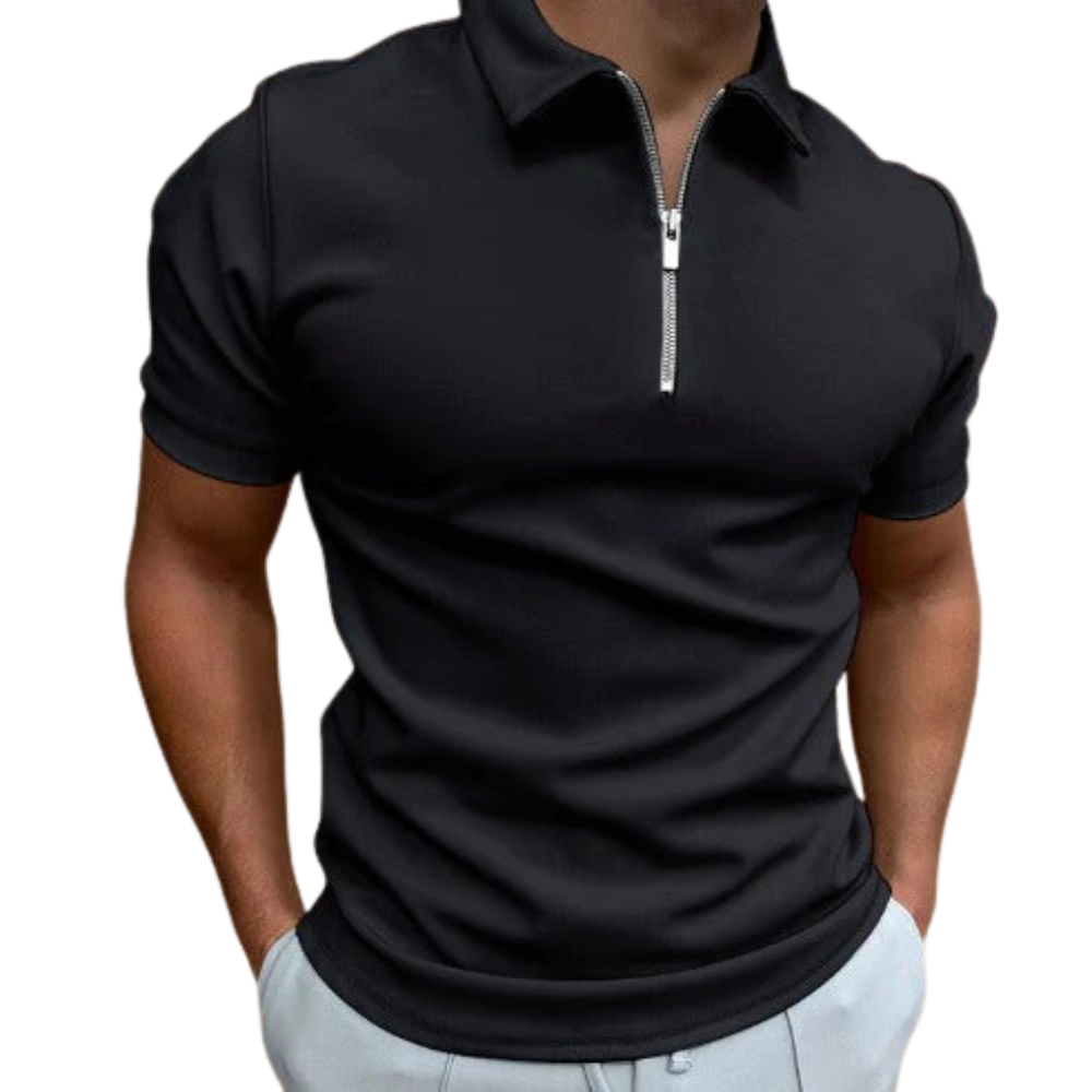 Santonio | Zip-Up Polo