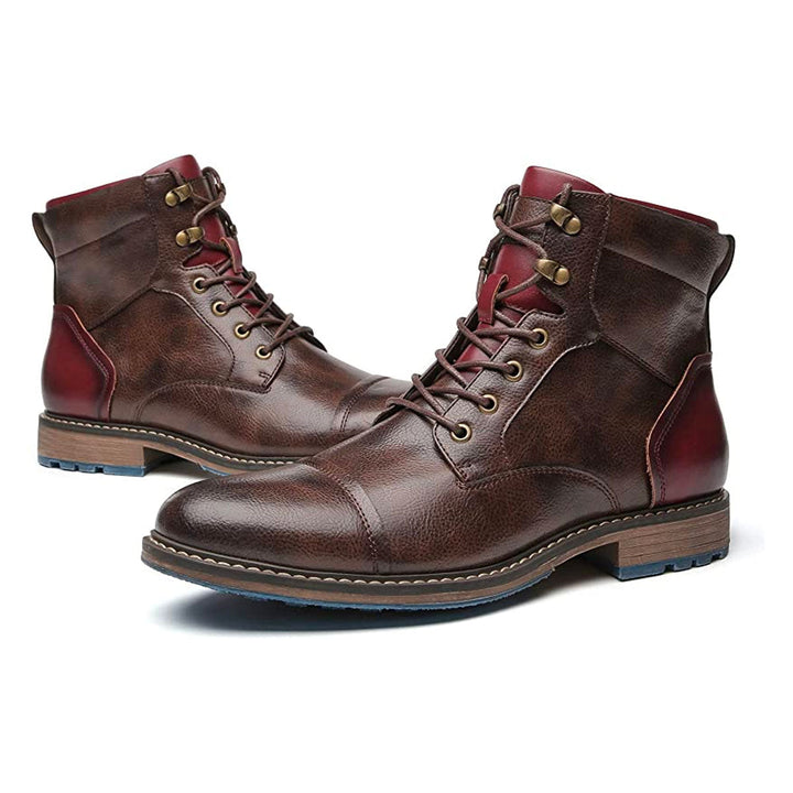 Cris™ | Pu leather oxford boots for men