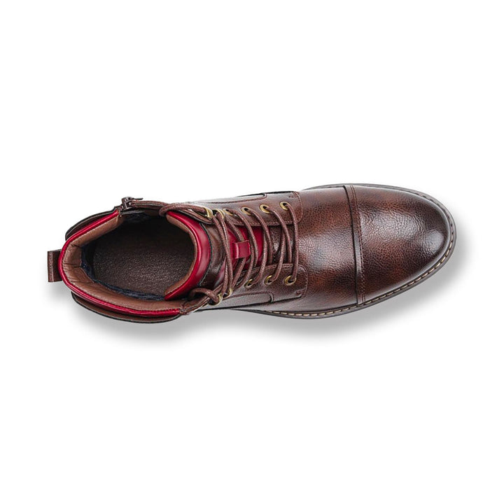 Cris™ | Pu leather oxford boots for men