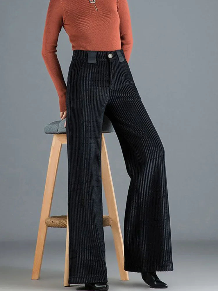 VelvetEase Cord Trousers