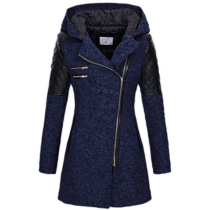 Alise - Stylish Slanted Zipper Winter Jacket