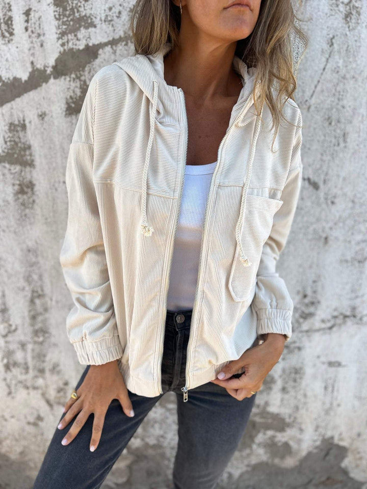 Denisa™ - Essential jacket with hoodie