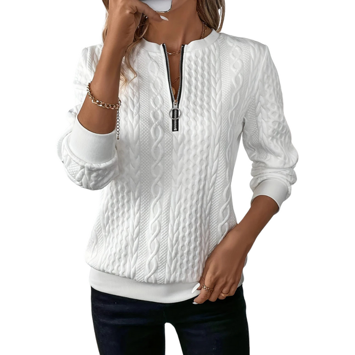 Rosie™ - Elegant Zip-up Sweater