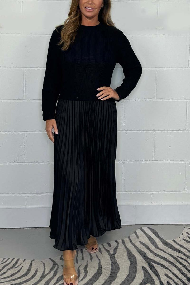 Monu London Jumper & Pleated Dress