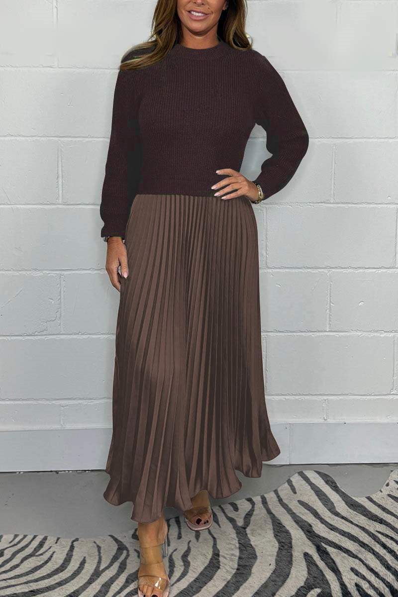 Monu London Jumper & Pleated Dress