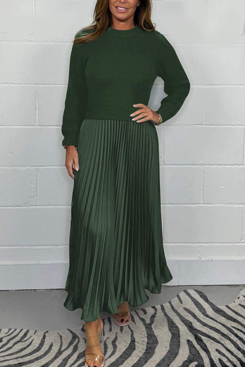 Monu London Jumper & Pleated Dress