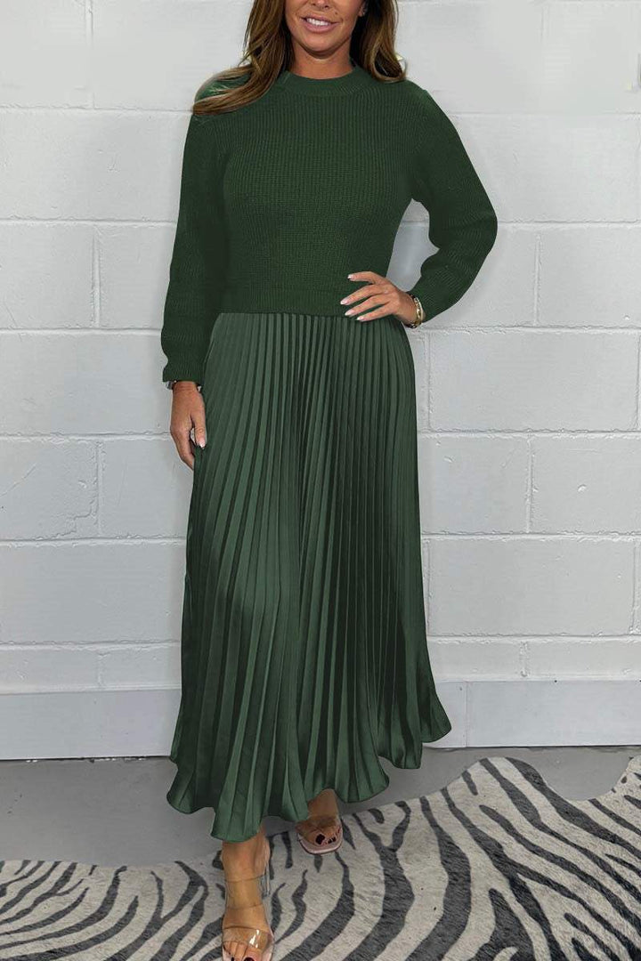 Monu London Jumper & Pleated Dress