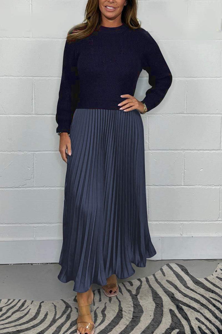 Monu London Jumper & Pleated Dress