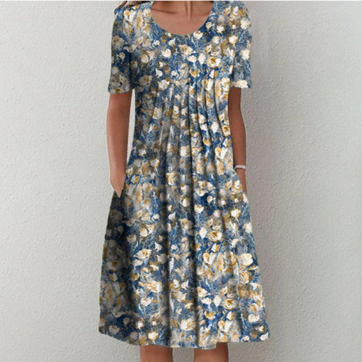 LINDA - STYLISH FLORAL DRESS