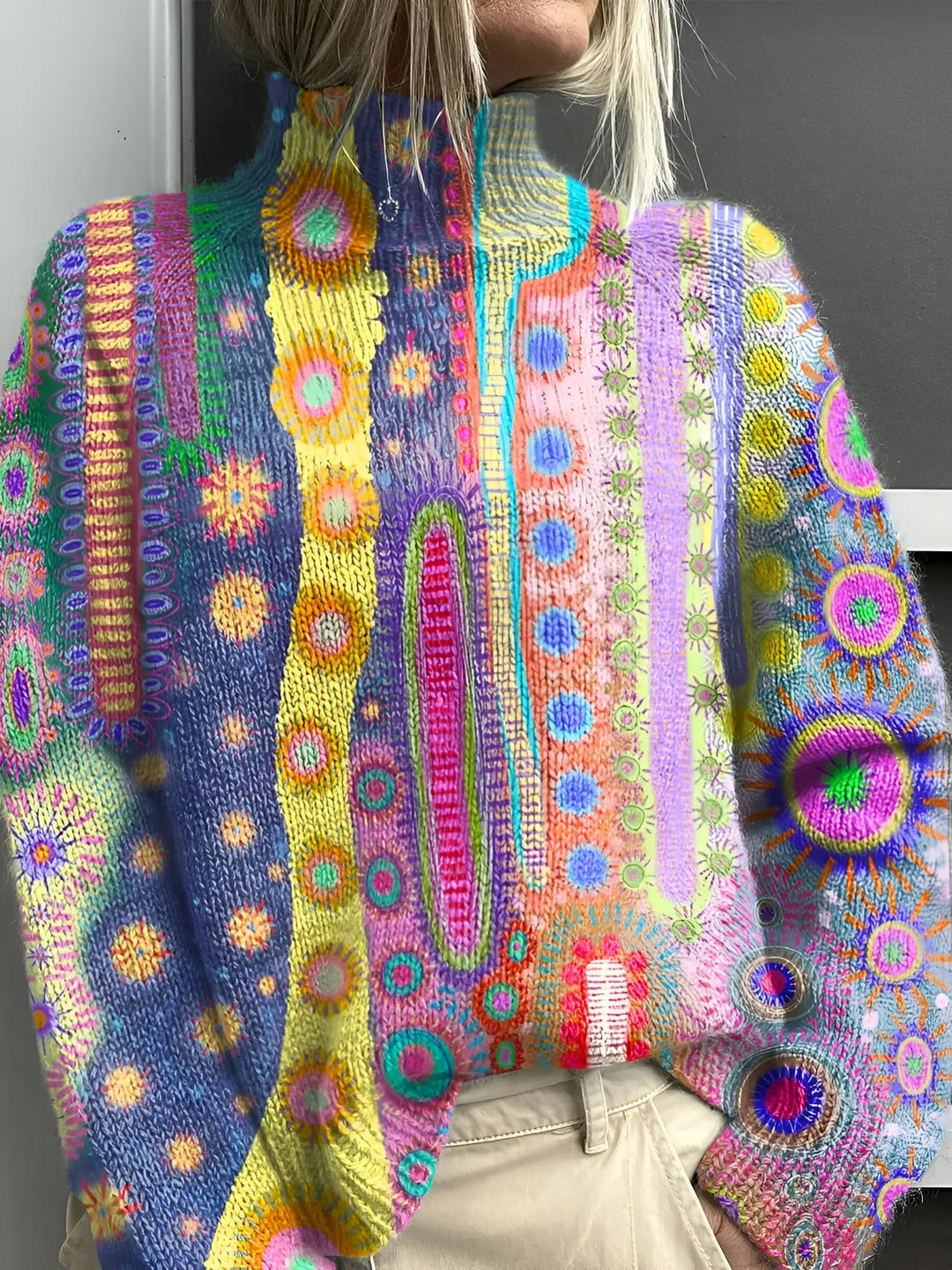 IVY™ - COLORFUL KNIT SWEATER