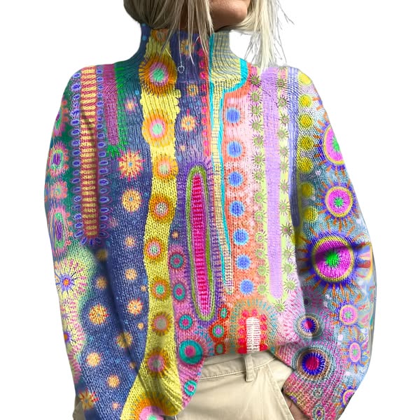 IVY™ - COLORFUL KNIT SWEATER