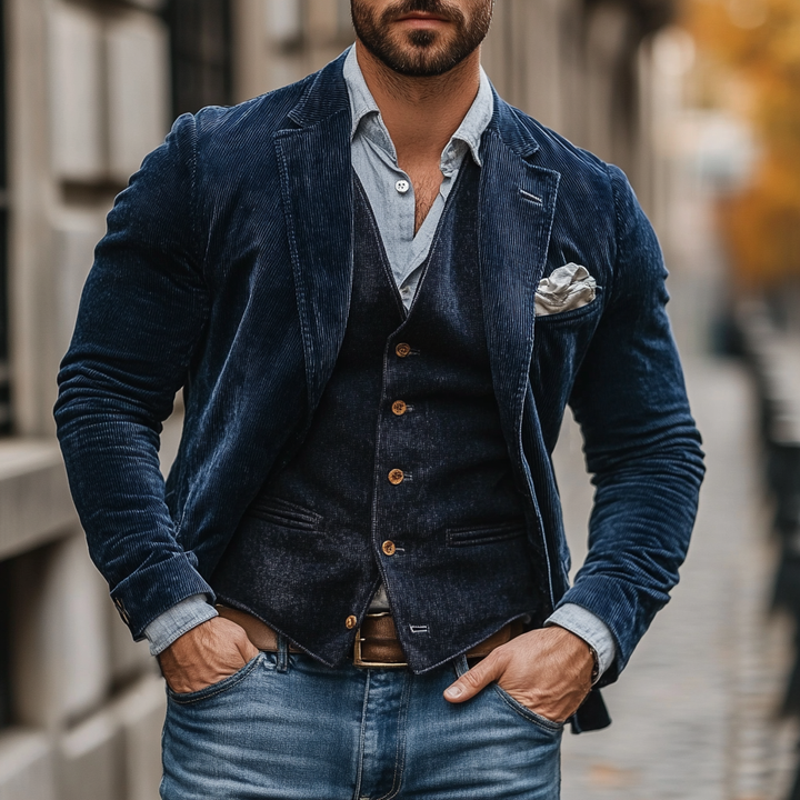 Reginald Cromwell™ - Classic Blazer & Waistcoat