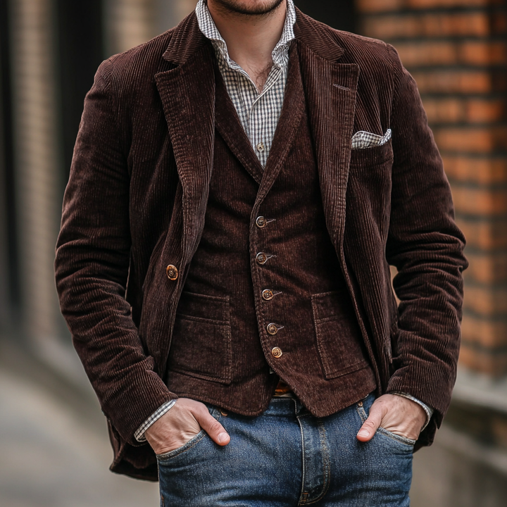 Reginald Cromwell™ - Classic Blazer & Waistcoat