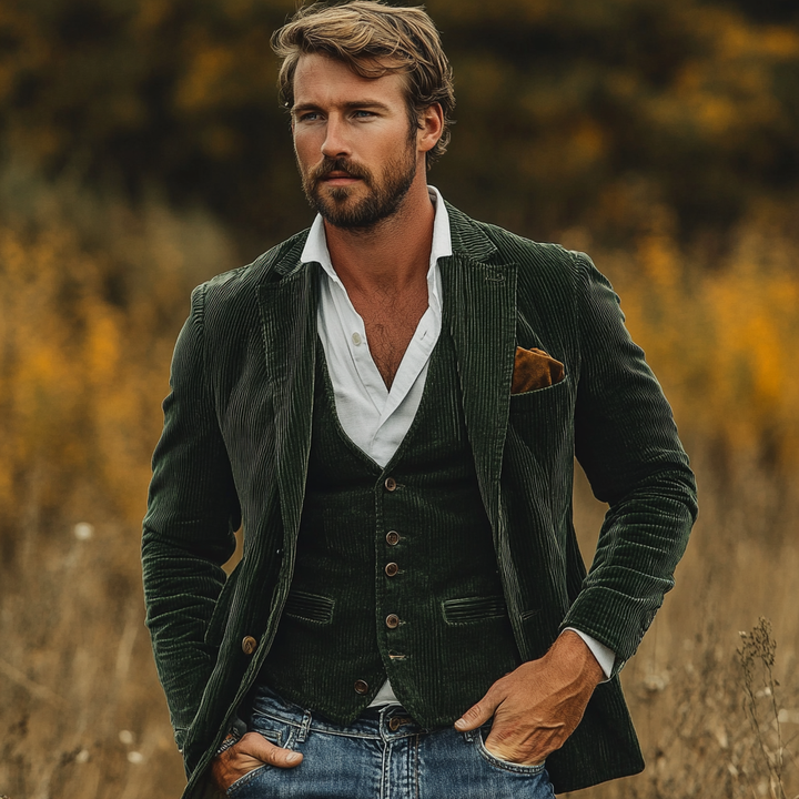 Reginald Cromwell™ - Classic Blazer & Waistcoat